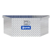 Bright Aluminum 34" Trailer Tongue Box with Low Profile
