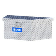 Bright Aluminum 34" Trailer Tongue Box with Low Profile