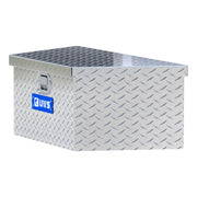 Bright Aluminum 34" Trailer Tongue Box with Low Profile