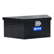 Gloss Black Aluminum 34" Trailer Tongue Box with Low Profile