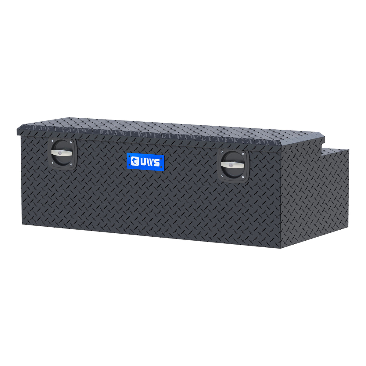 Matte Black Aluminum Secure Lock 48" Under Tonneau Chest Box