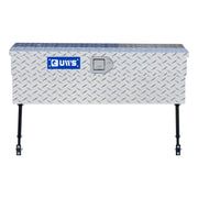 Bright Aluminum 36" Truck Side Tool Box with Space-Saving Legs