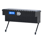Gloss Black Aluminum 36" Truck Side Tool Box with Space-Saving Legs