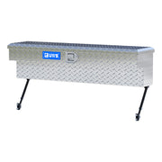 Bright Aluminum 48" Truck Side Tool Box with Space-Saving Legs