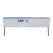 Bright Aluminum 60" Truck Side Tool Box with Space-Saving Legs