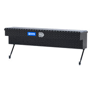 Gloss Black Aluminum 60" Truck Side Tool Box with Space-Saving Legs