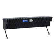 Gloss Black Aluminum 60" Truck Side Tool Box with Space-Saving Legs