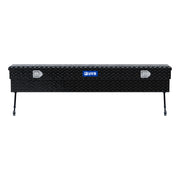 Gloss Black Aluminum 72" Truck Side Tool Box with Space-Saving Legs