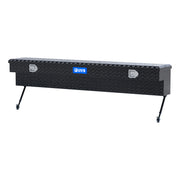 Gloss Black Aluminum 72" Truck Side Tool Box with Space-Saving Legs