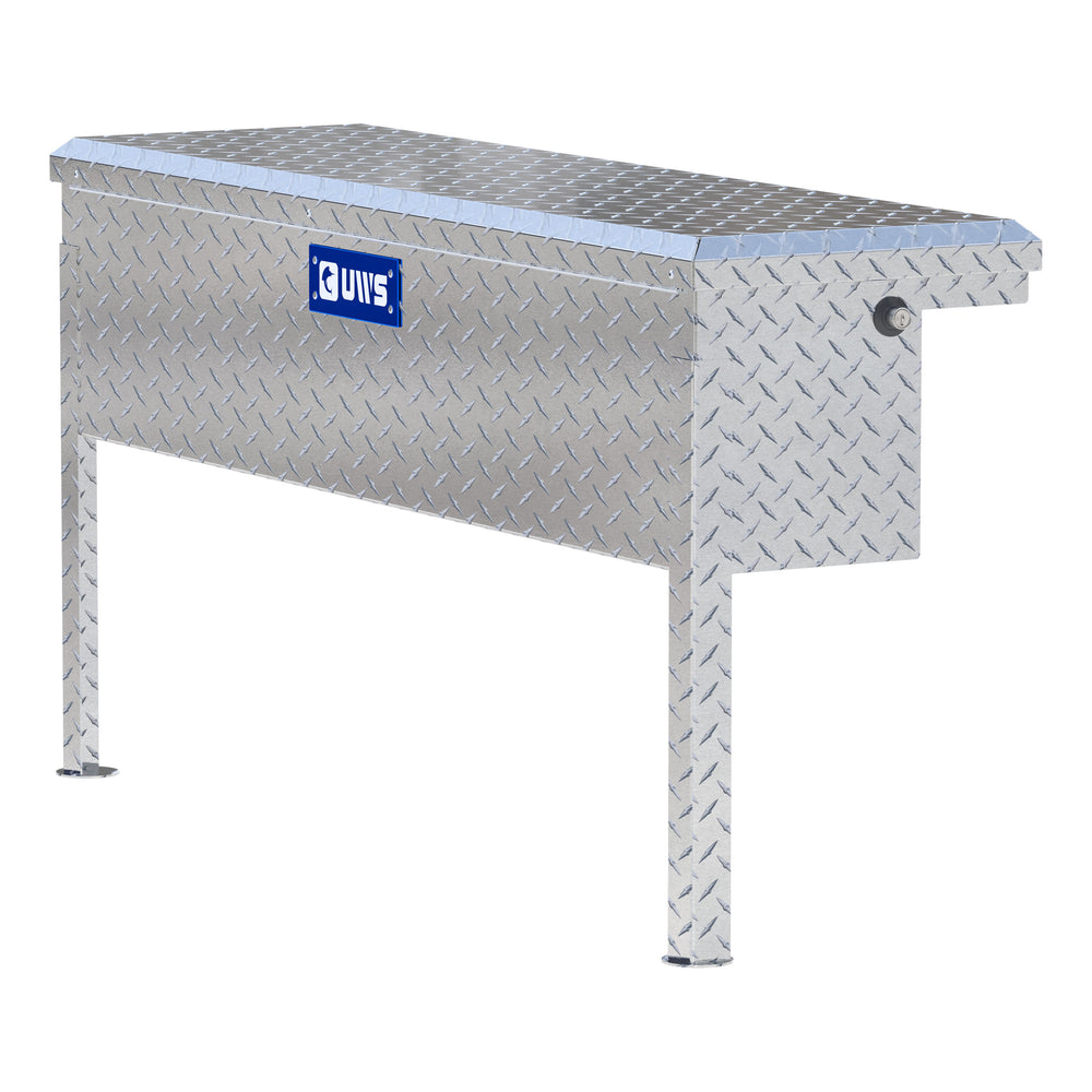 Bright Aluminum 48" Truck Side Tool Box with Low Profile