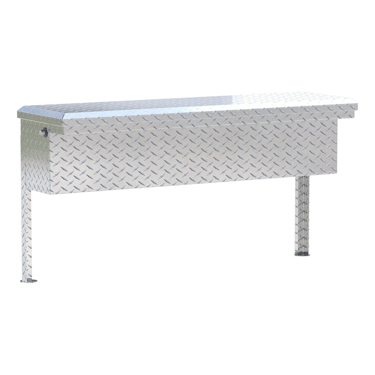 Bright Aluminum 48" Truck Side Tool Box with Low Profile