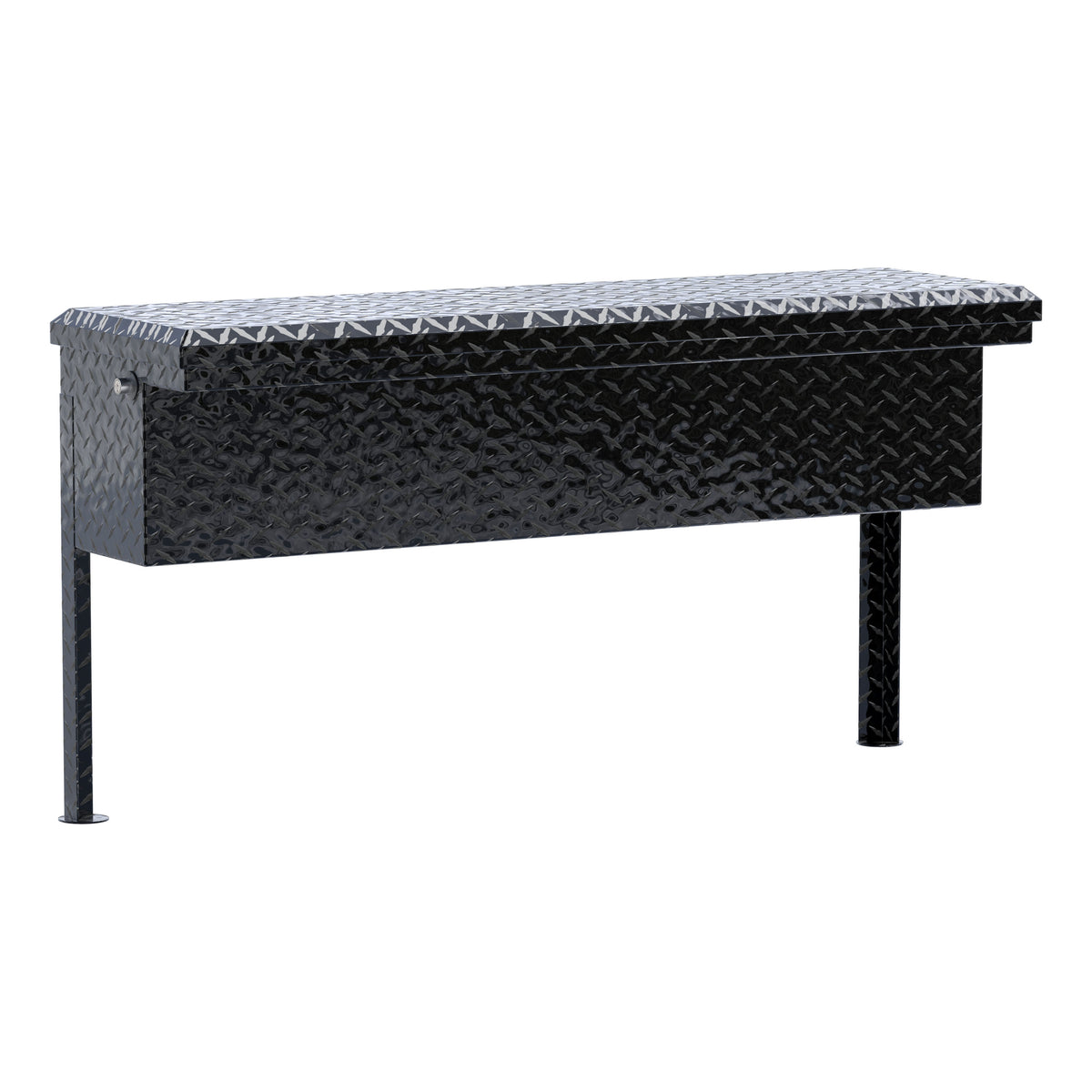 Gloss Black Aluminum 48" Truck Side Tool Box with Low Profile