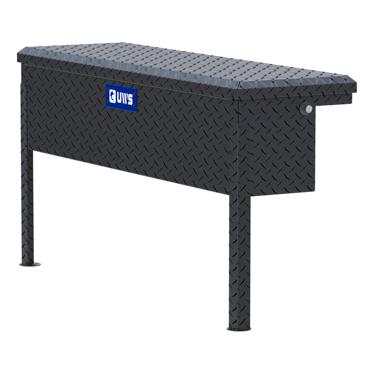 Matte Black Aluminum 48" Truck Side Tool Box with Low Profile
