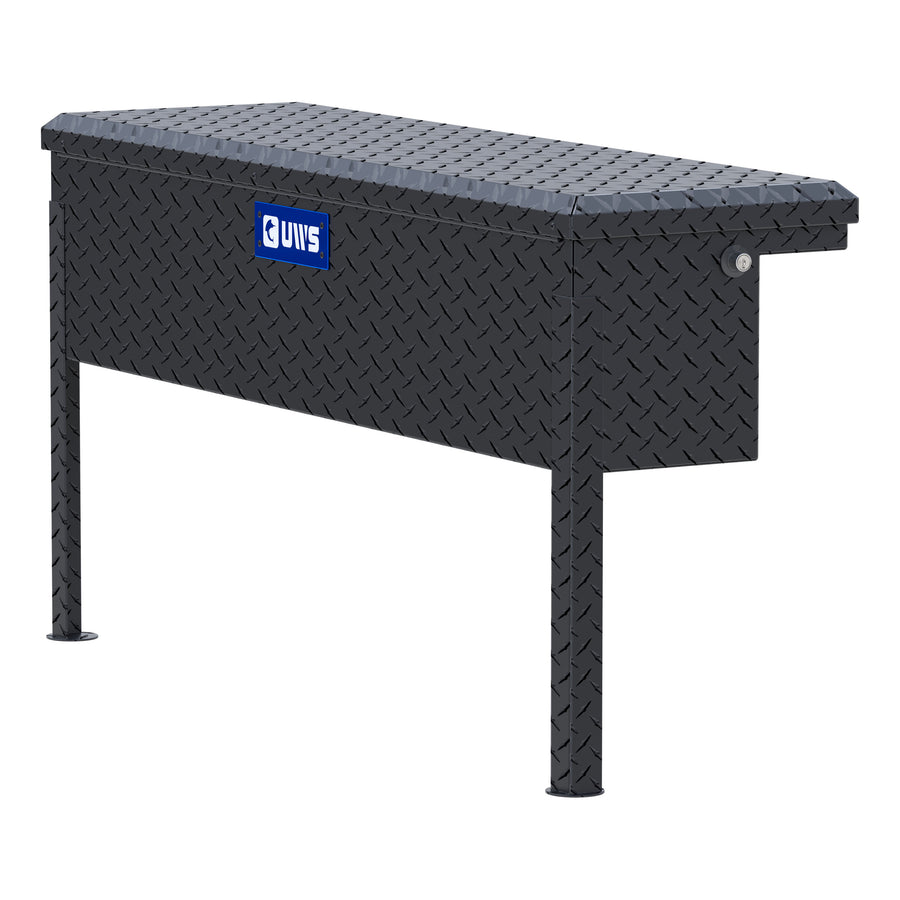 Matte Black Aluminum 48" Truck Side Tool Box with Low Profile