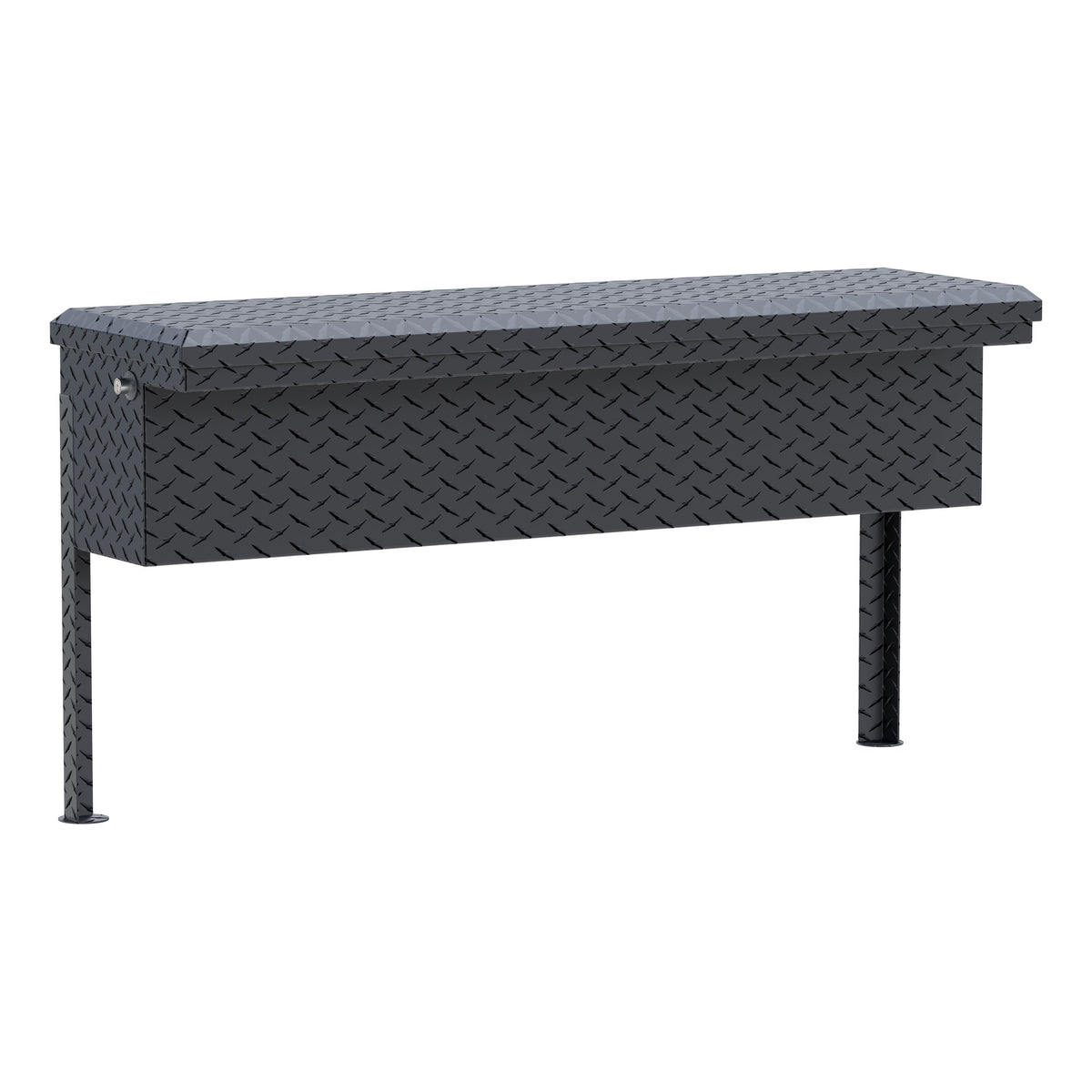 Matte Black Aluminum 48" Truck Side Tool Box with Low Profile