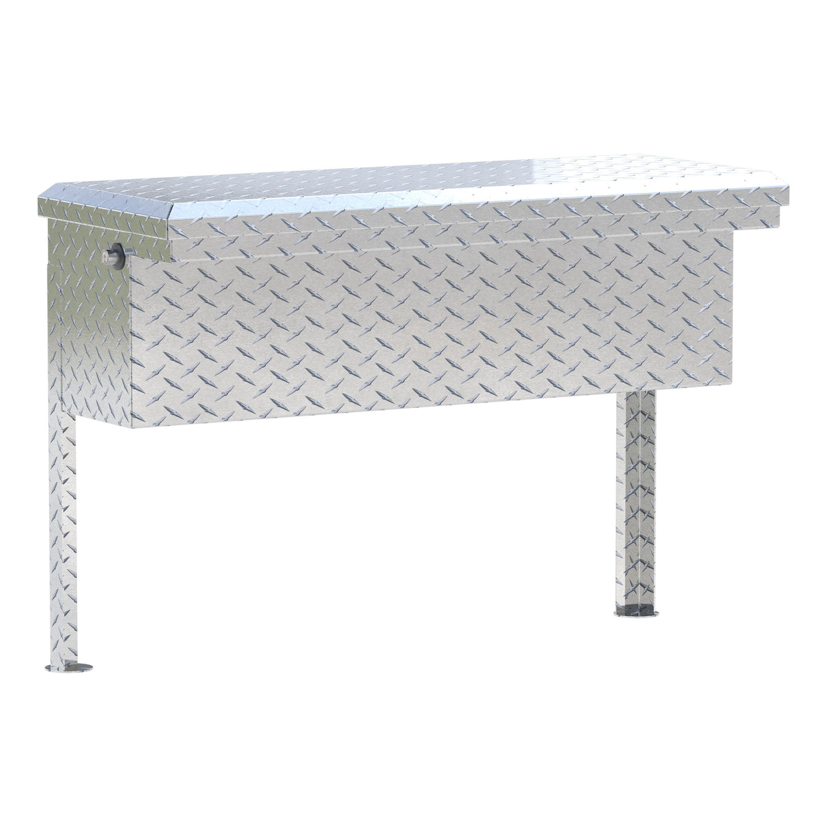 Bright Aluminum 36" Truck Side Tool Box with Low Profile