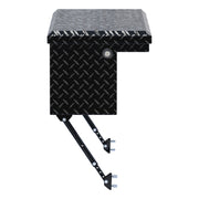 Gloss Black Aluminum 36" Truck Side Tool Box with Low Profile, Space-Saving Legs