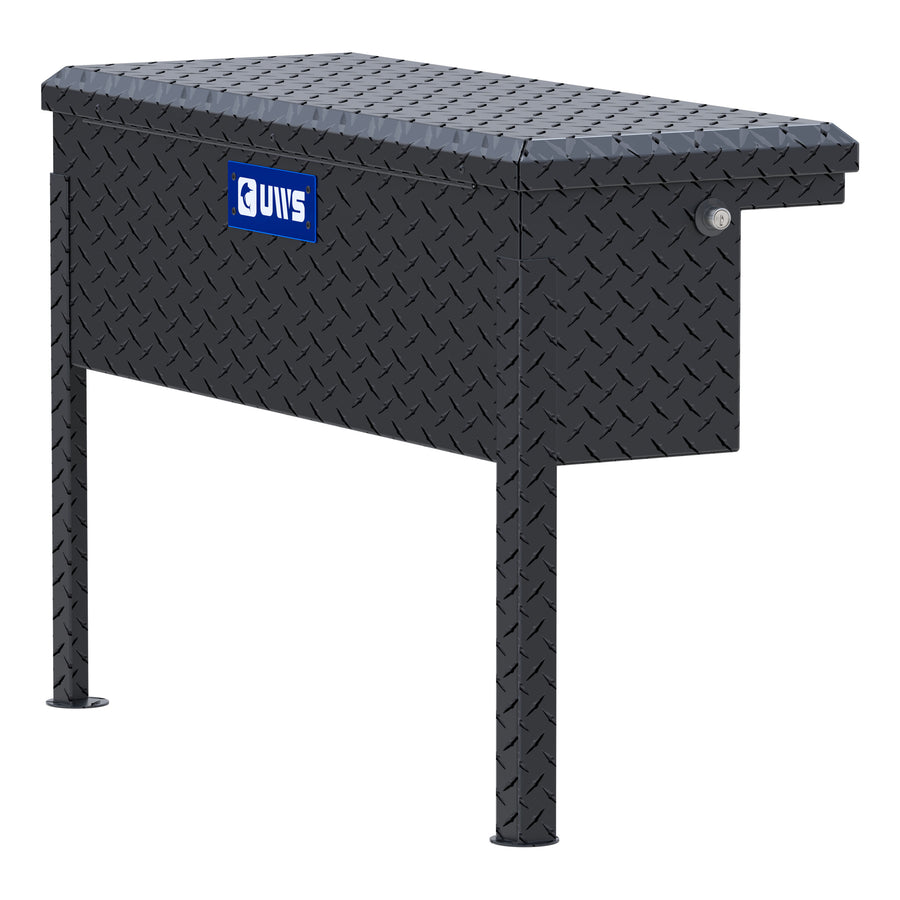 Matte Black Aluminum 36" Truck Side Tool Box with Low Profile