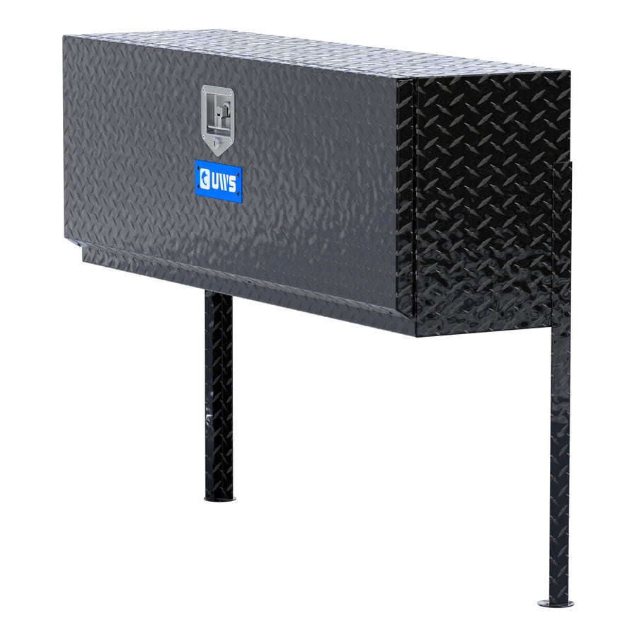 Gloss Black Aluminum 48" Single-Door Topside Truck Tool Box