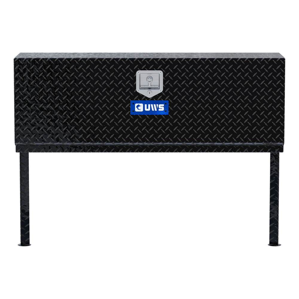 Gloss Black Aluminum 48" Single-Door Topside Truck Tool Box