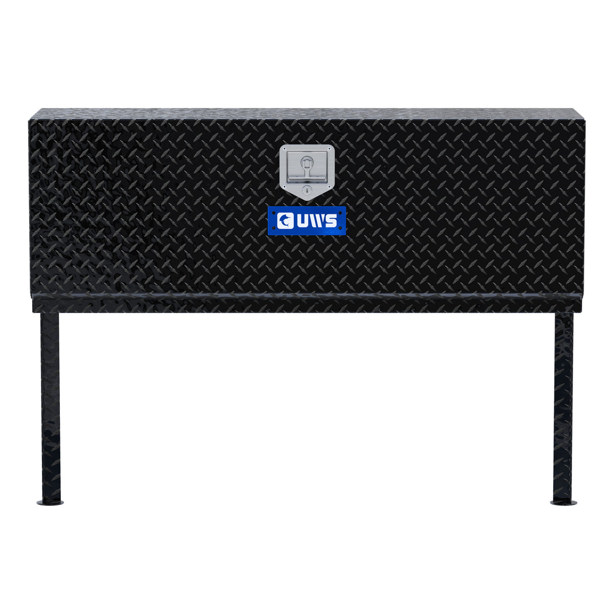Gloss Black Aluminum 48" Single-Door Topside Truck Tool Box