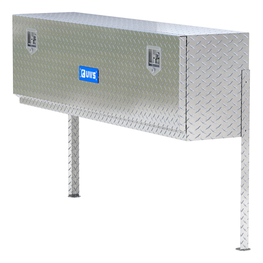 Bright Aluminum 60" Single-Door Topside Truck Tool Box