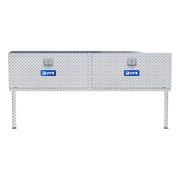 Bright Aluminum 72" Double-Door Topside Truck Tool Box