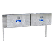 Bright Aluminum 72" Double-Door Topside Truck Tool Box