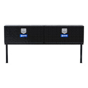 Gloss Black Aluminum 72" Double-Door Topside Truck Tool Box