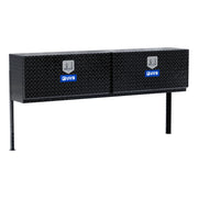 Gloss Black Aluminum 72" Double-Door Topside Truck Tool Box