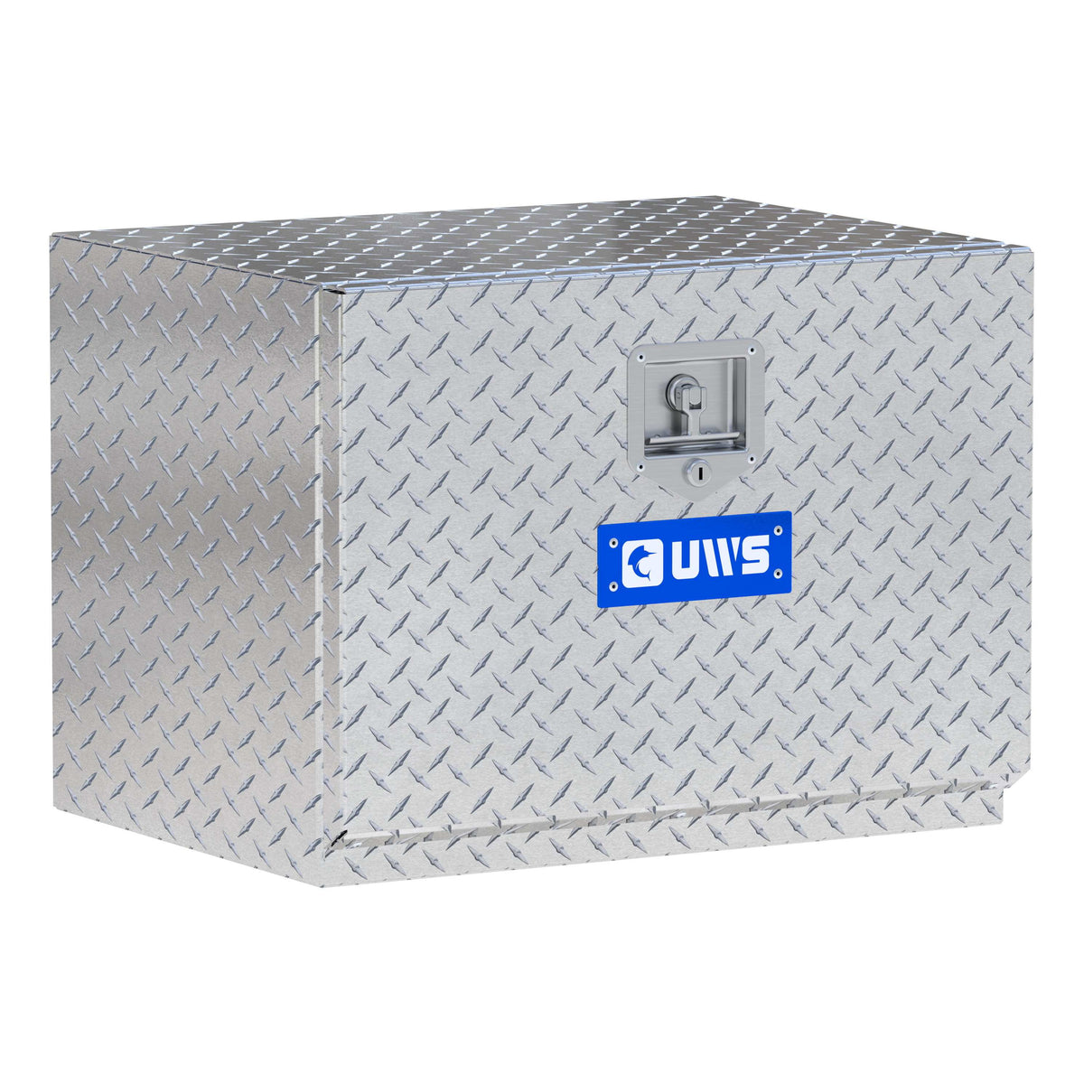 Bright Aluminum 24" Single-Door Underbody Tool Box