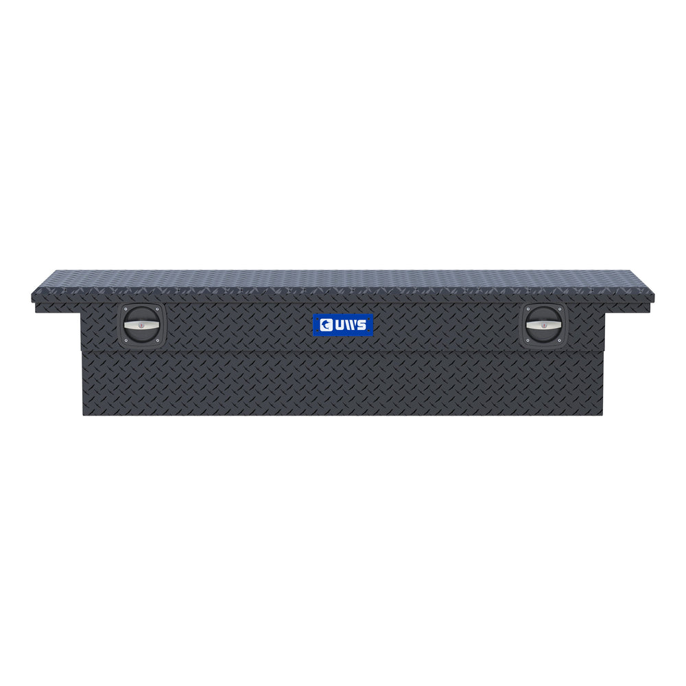 Matte Black Aluminum 69" Secure Lock Tool Box with Low Profile