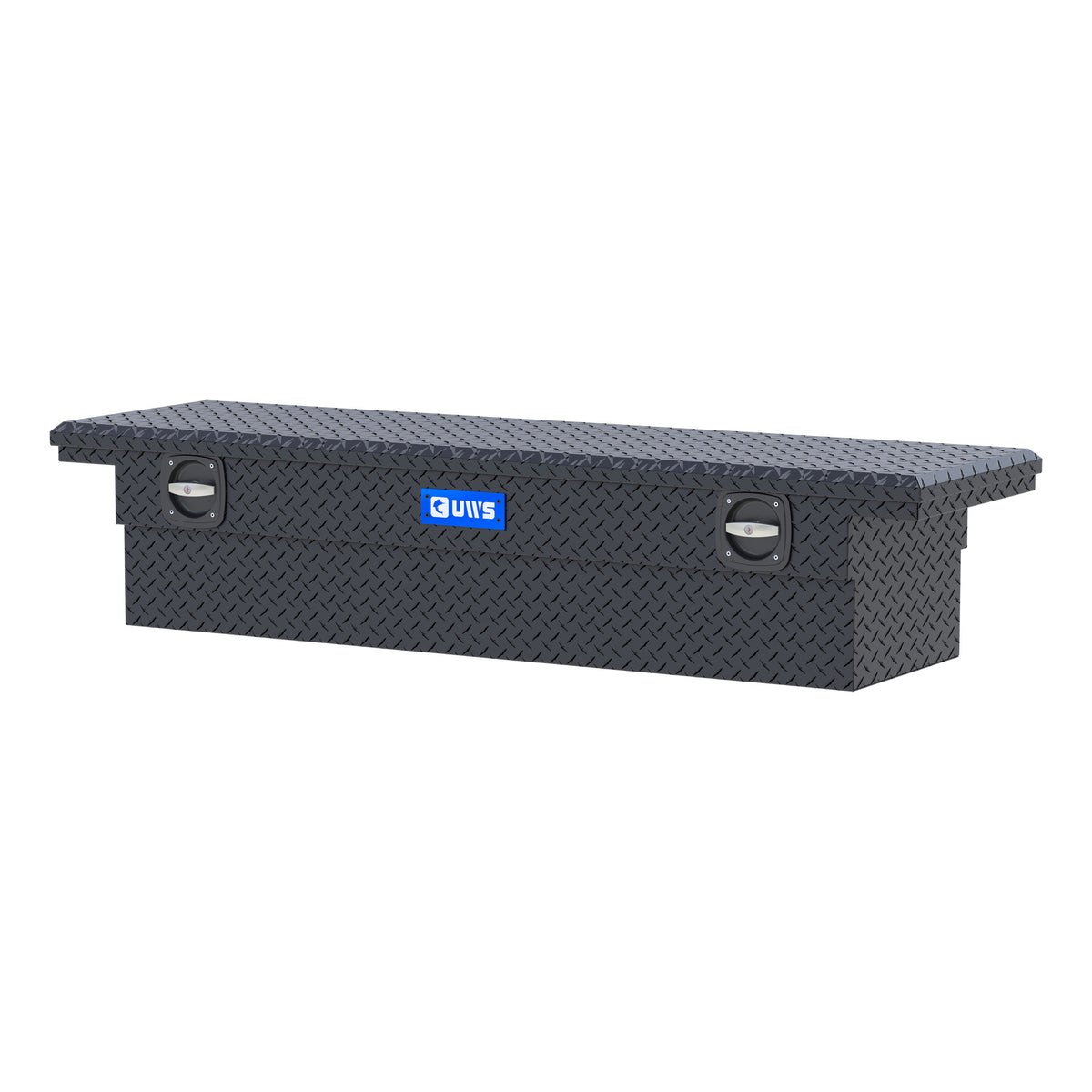 Matte Black Aluminum 69" Secure Lock Tool Box with Low Profile