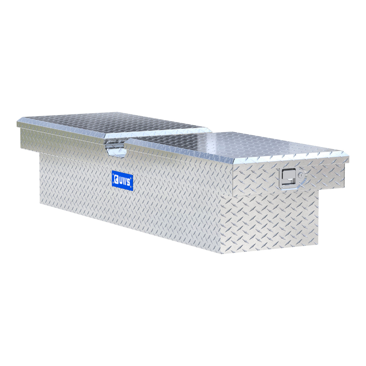 Bright Aluminum 69" Gull Wing Crossover Truck Tool Box