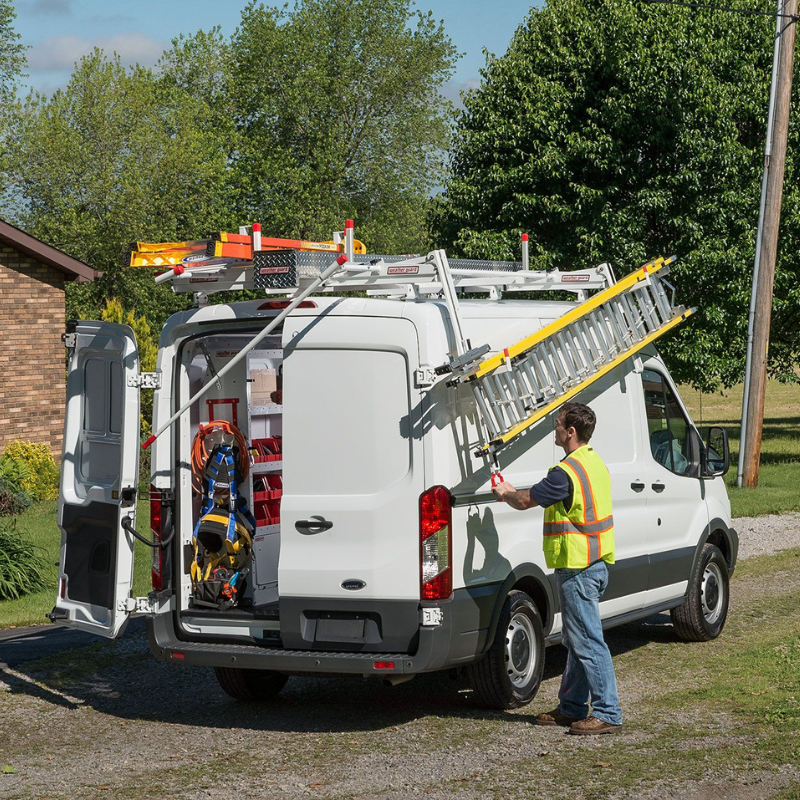 Weather Guard 2275-3-01 EZGLIDE2 Dual Drop-Down Kit, Low-Roof Vans