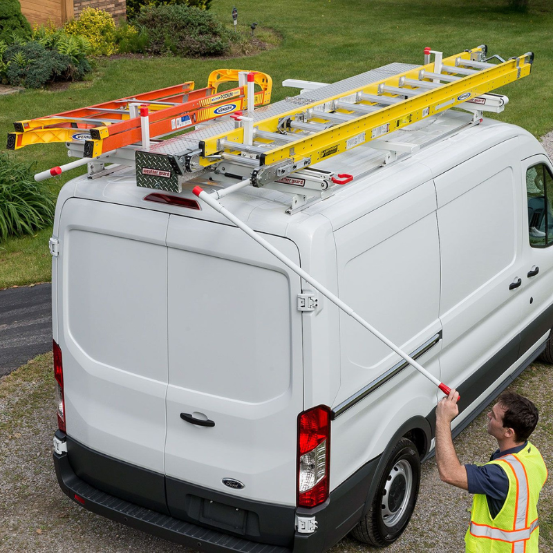 Weather Guard 2275-3-01 EZGLIDE2 Dual Drop-Down Kit, Low-Roof Vans