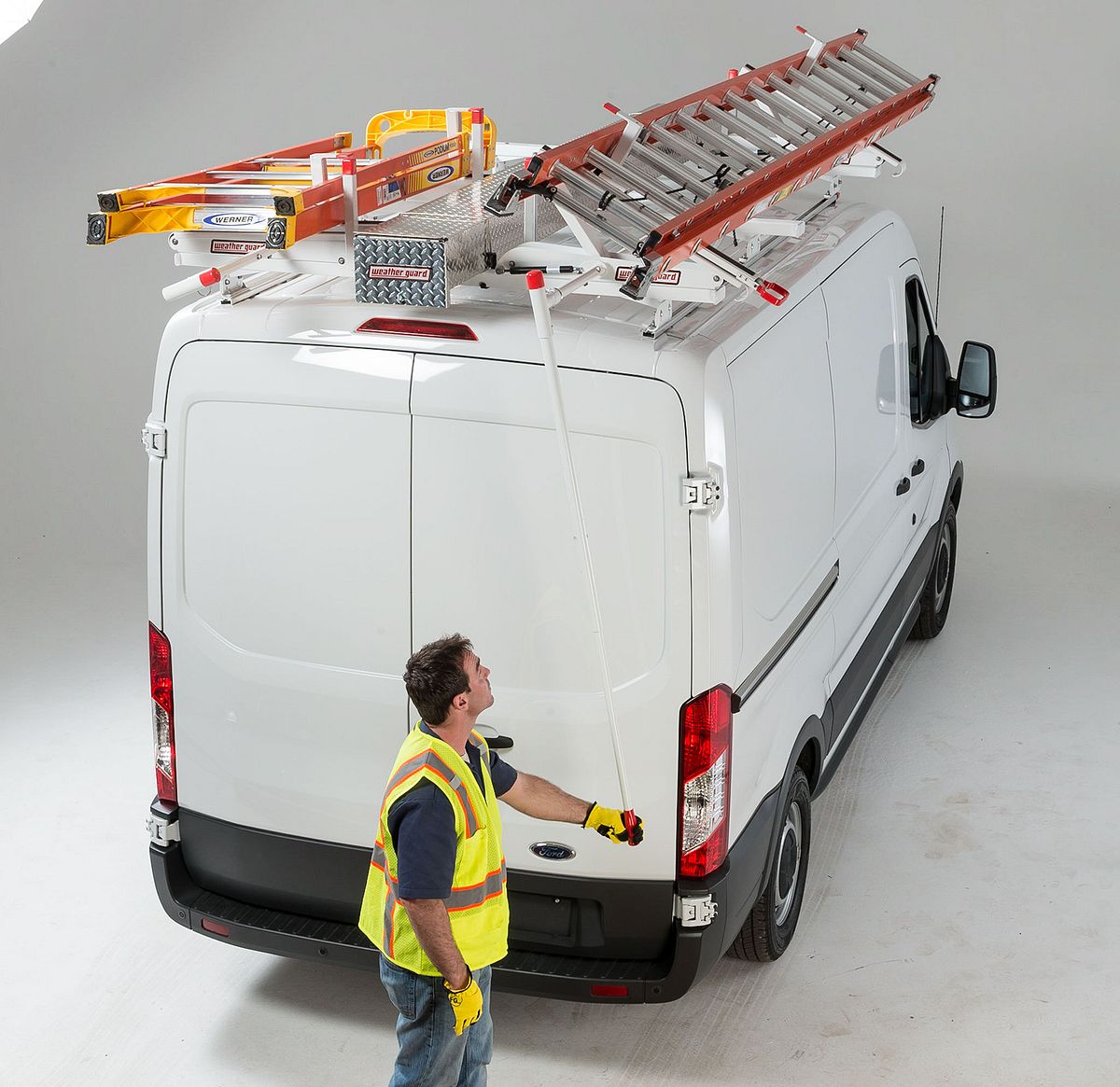 Weather Guard 2265-3-01 EZGLIDE2 Dual Drop-Down Kit, Compact Vans