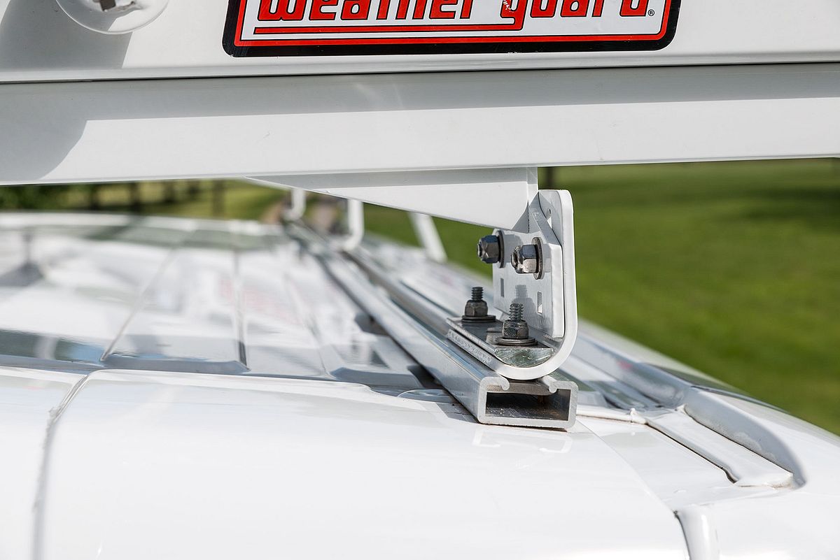 Weather Guard 2261-3-01 EZGLIDE2 Drop-Down Ladder Rack, Compact Vans
