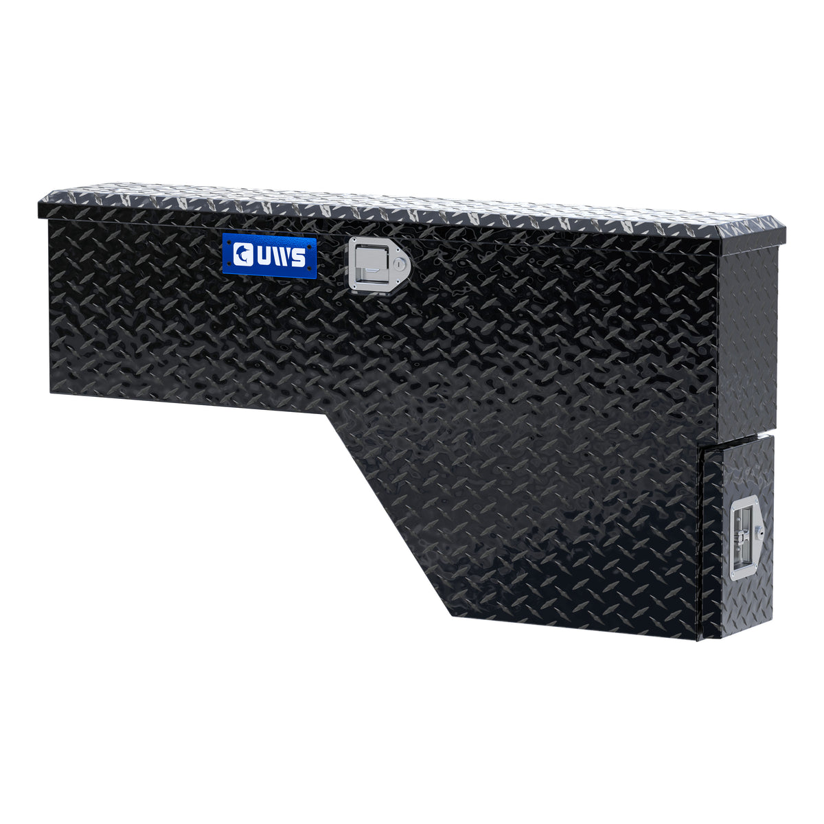 Gloss Black Aluminum 48" Driver-Side Wheel Well Tool Box