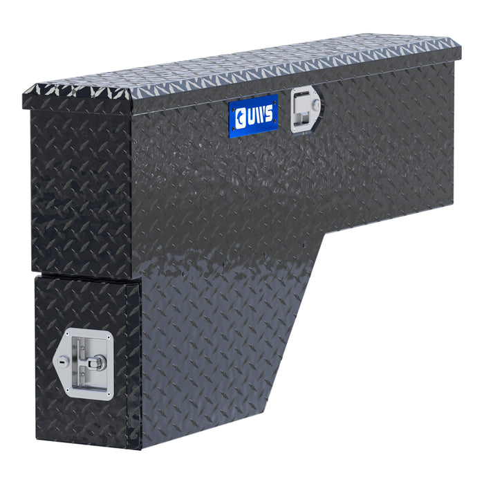 Gloss Black Aluminum 48" Passenger Wheel Well Tool Box