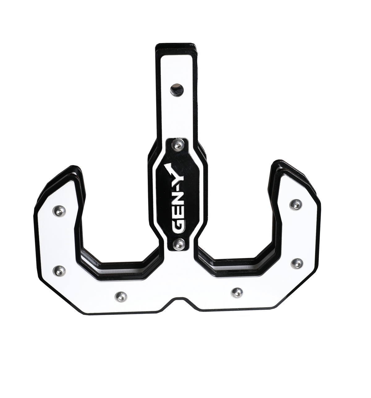 GEN-Y Hitch Hulk 2.0 16K Tow Hook 2" Shank Black/White