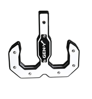 GEN-Y Hitch Hulk 2.0 16K Tow Hook 2" Shank Black/White