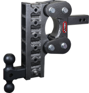 GEN-Y Hitch The BOSS TORSION-FLEX 2" Shank 10" Drop 1.1K TW 10K Hitch & GH-031 Dual-Ball