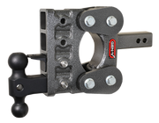 GEN-Y Hitch The BOSS TORSION-FLEX 2" Shank 5" Drop 1.1K TW 10K Hitch & GH-031 Dual-Ball & GH-032 Pintle Lock