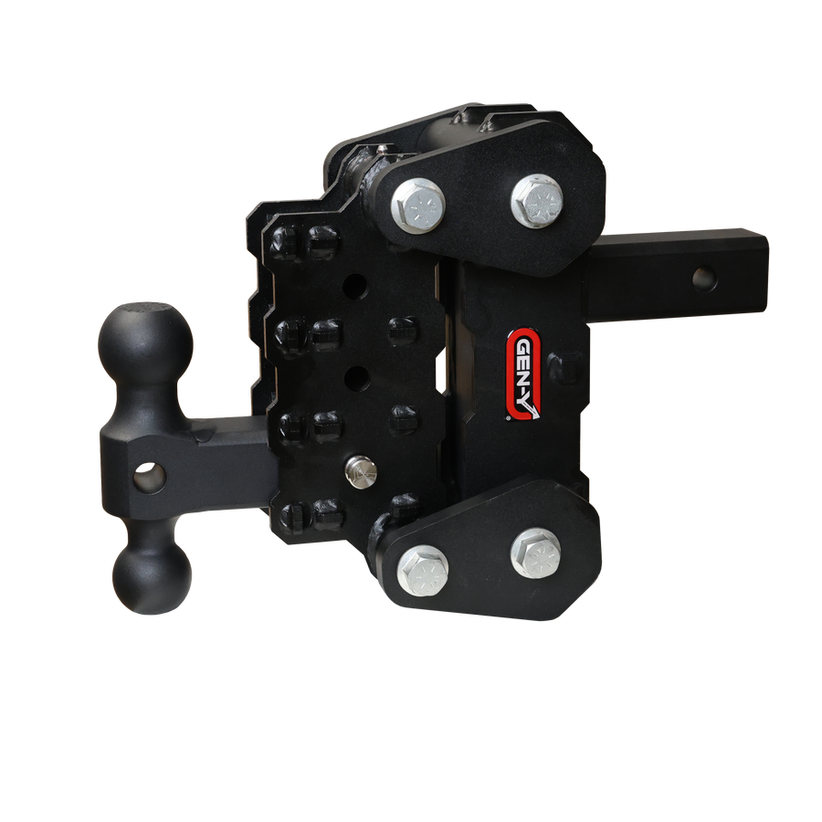GEN-Y Hitch PHANTOM-XT TORSION-FLEX 2" Shank 4.25" Drop 1K TW 10K Hitch & GH-031 Dual-Ball