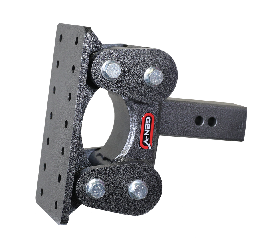 GEN-Y Hitch The BOSS TORSION-FLEX Pintle Plate 2.5" Shank 5.5" Drop 1.7K TW 16K Hitch
