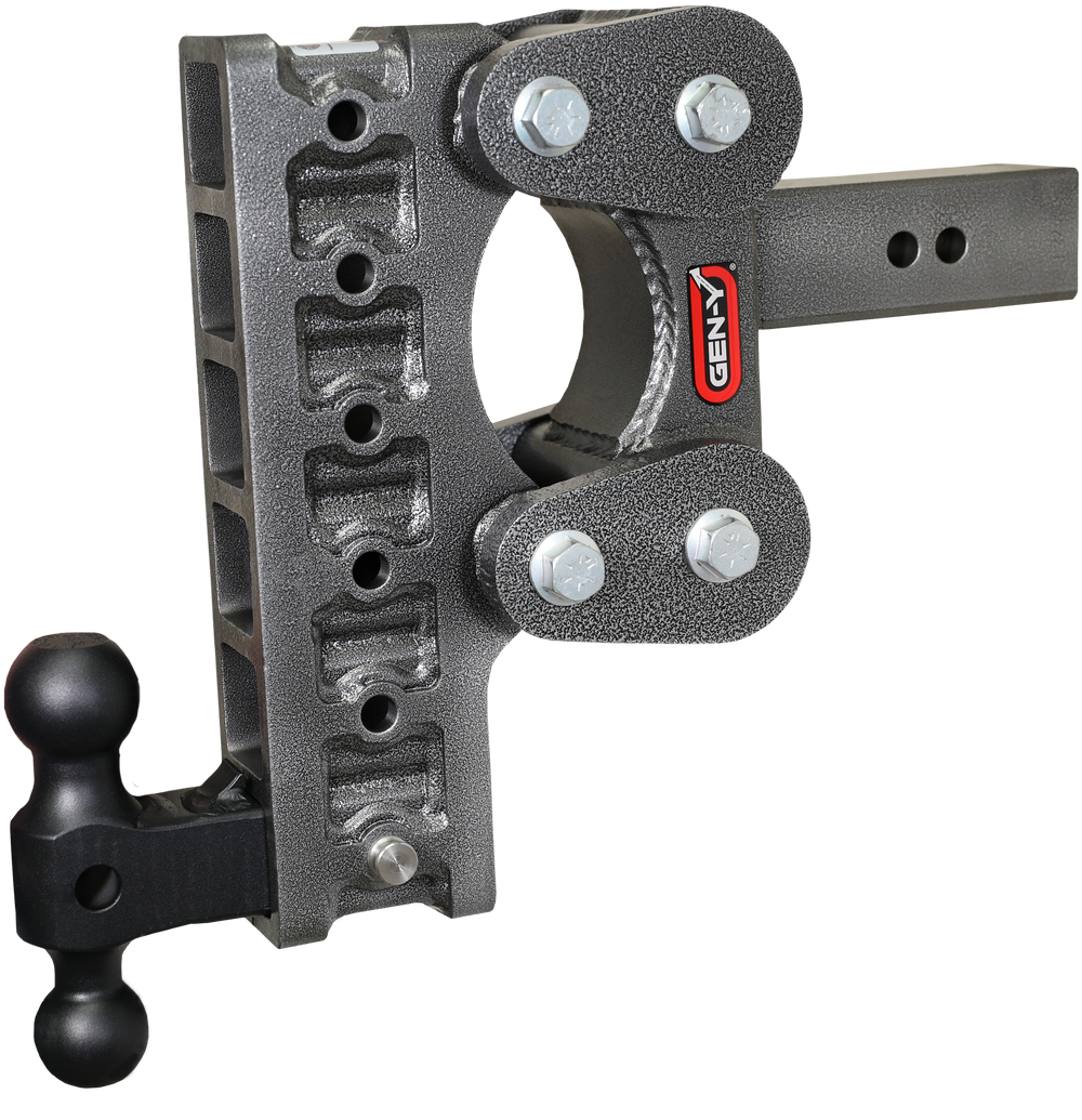 GEN-Y Hitch The BOSS TORSION-FLEX 2.5" Shank 10" Drop 1.7K TW 16K Hitch & GH-051 Dual-Ball