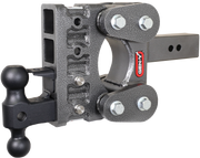 GEN-Y Hitch The BOSS TORSION-FLEX 2.5" Shank 5" Drop 1.7K TW 16K Hitch & GH-051 Dual-Ball & GH-032 Pintle Lock