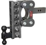GEN-Y Hitch The BOSS TORSION-FLEX 2.5" Shank 10" Drop 1.7K TW 16K Hitch & GH-051 Dual-Ball & GH-032 Pintle Lock