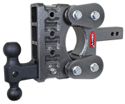GEN-Y Hitch The BOSS TORSION-FLEX 2" Shank 5" Drop 1.7K TW 16K Hitch & GH-051 Dual-Ball